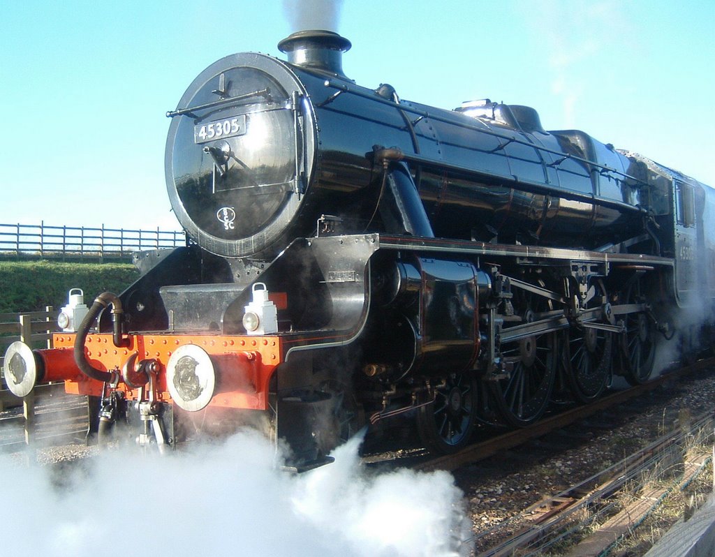 Black 5 at Quorn GCR station by wyberton