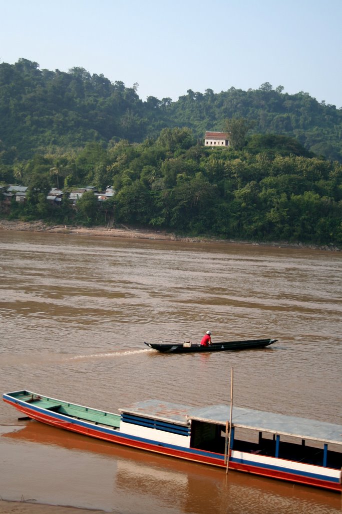 Luang Prabang : Mekong & Wat Chom Phet by Johnny Lovesjazz