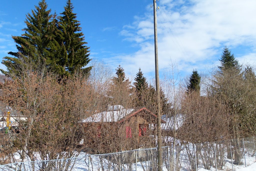 Chalets voués à la démolition en 2012 et démolis en 2014 - Saint-Cergue (VD) by Magda GHALI