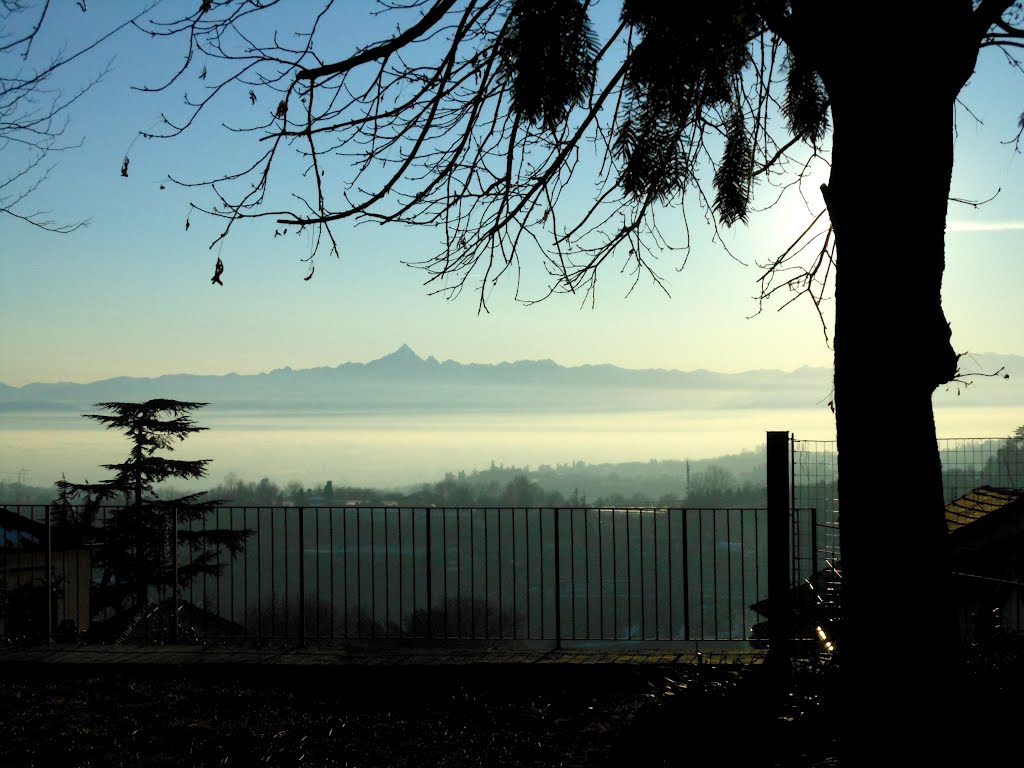 Monviso visto da Pecetto T. by lusien