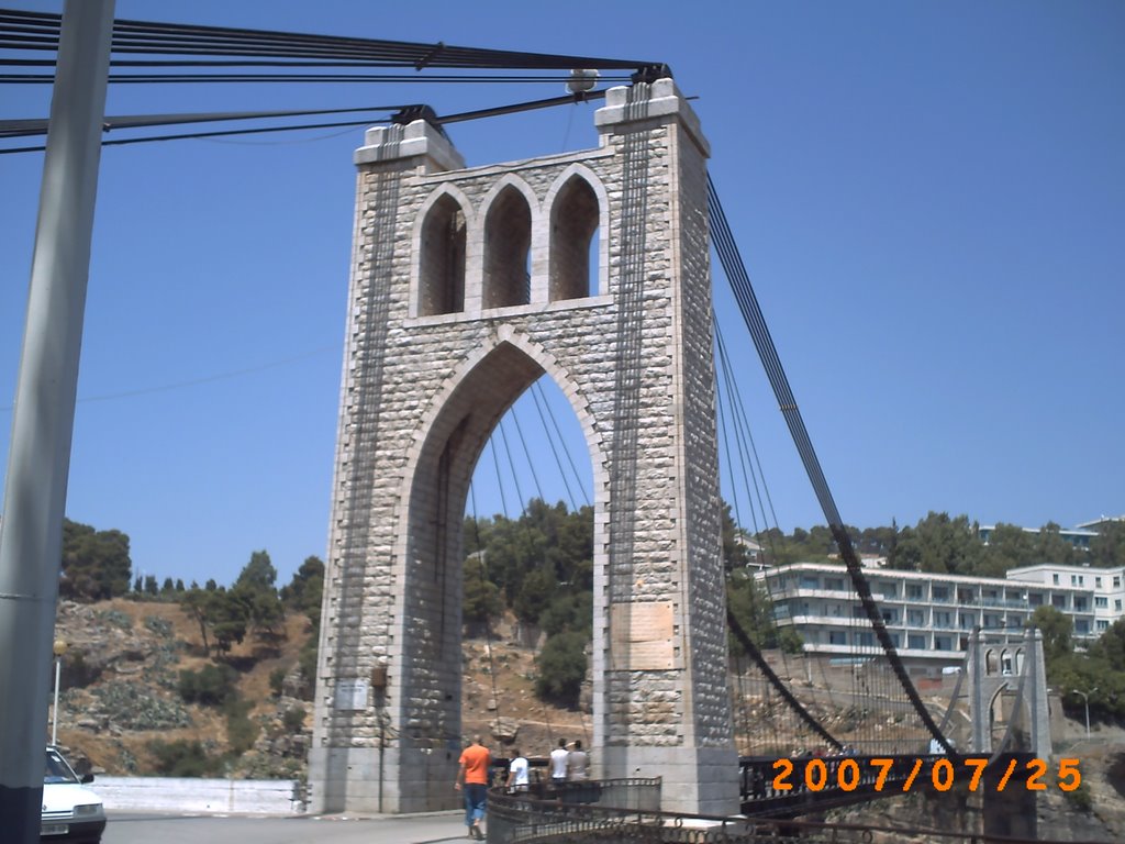 Pont suspendu Sidi M'sid, Constantine by Leila Merrad