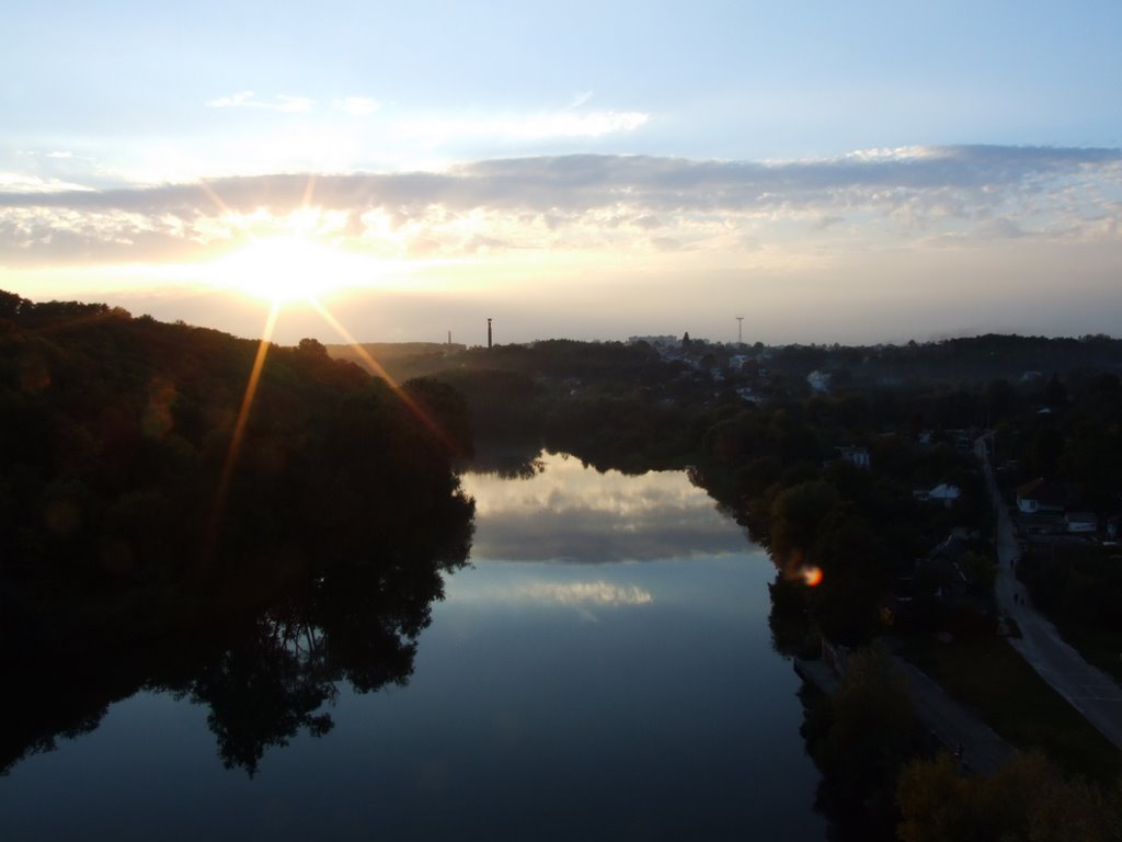 View in sunset from the bridge by tamas.amstadt