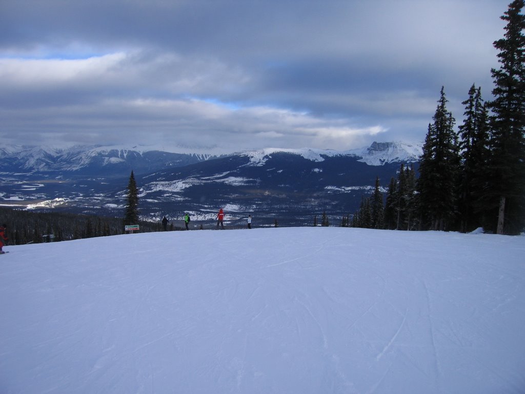 East View From the Top of the Quad Chair Marmot Jasper by David Cure-Hryciuk