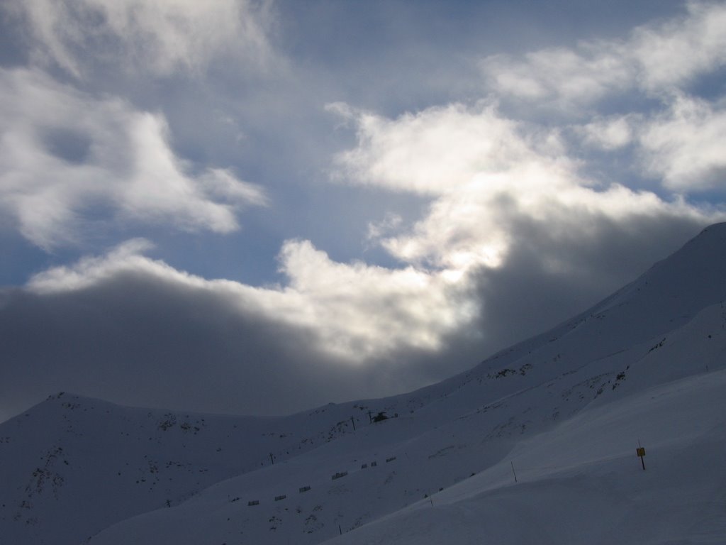 Steep Slopes and Winter Skies at Marmot Jasper by David Cure-Hryciuk