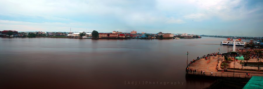 View kota pontianak dari hotel kartika by bengadji