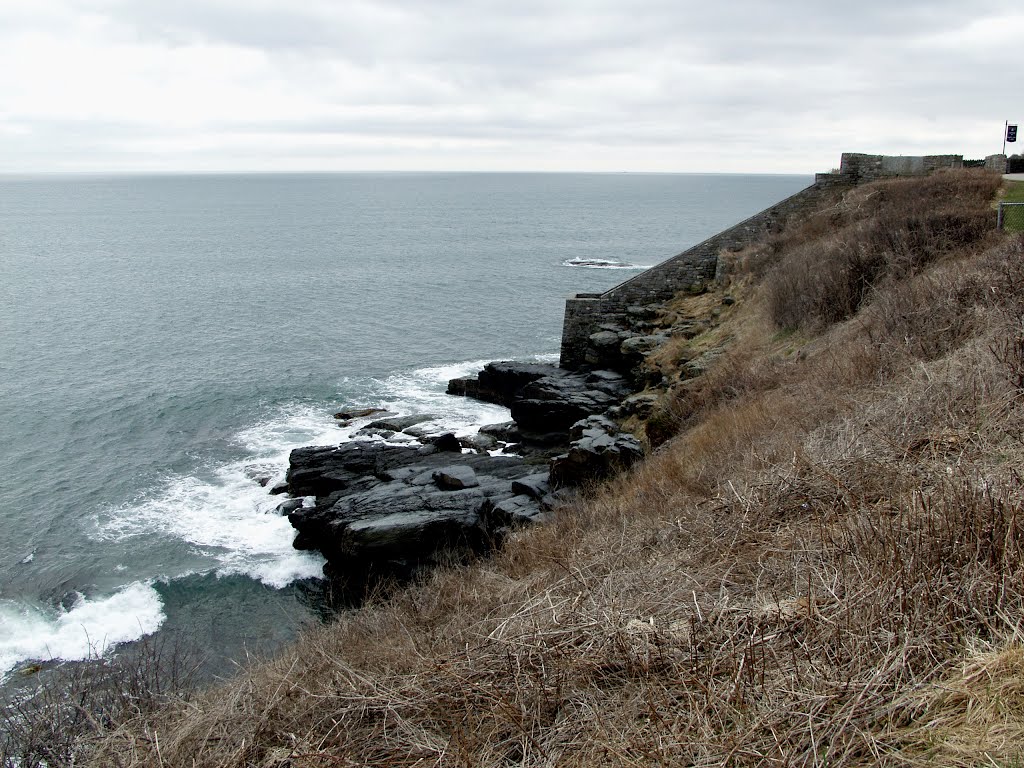 RHODE ISLAND: NEWPORT: The Cliff Walk: The Forty Steps on Cliff Walk by Douglas W. Reynolds, Jr.