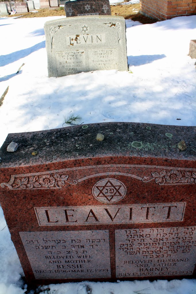 Beth Jacob Cemetery 1884. Old Danville Road. Auburn, Maine. by MementoMori