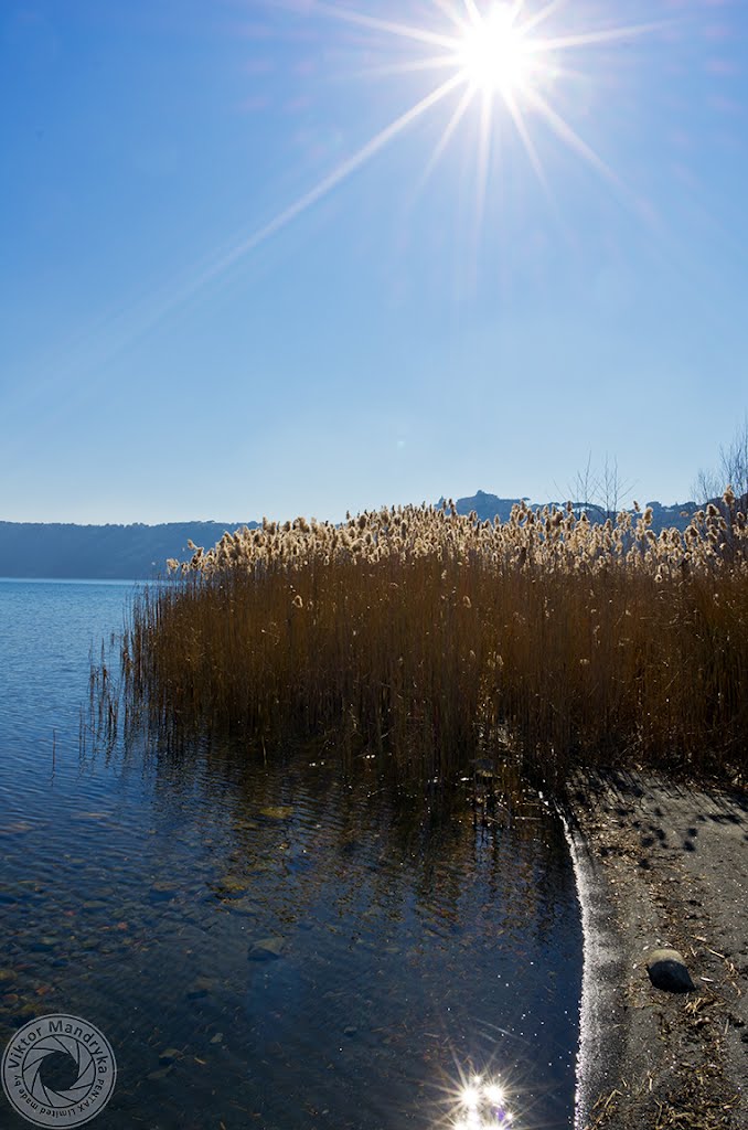 Sun over lago Albano by Viktor Mandryka