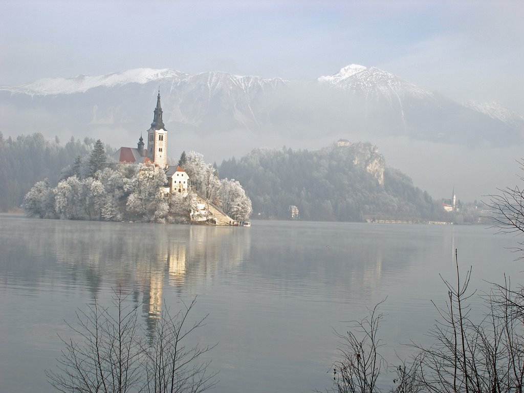 Bled in Winter by colja