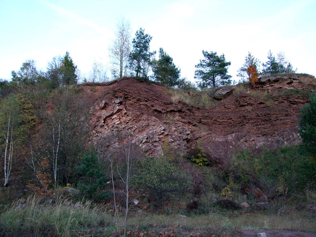 Kamieniołom Zachełmie (odkryto tropy tetrapoda przed 395 mln lat) by tu.andy