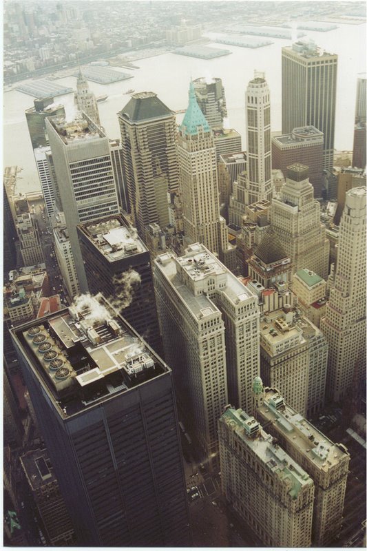 New York View from WTC by Peter van de Haar