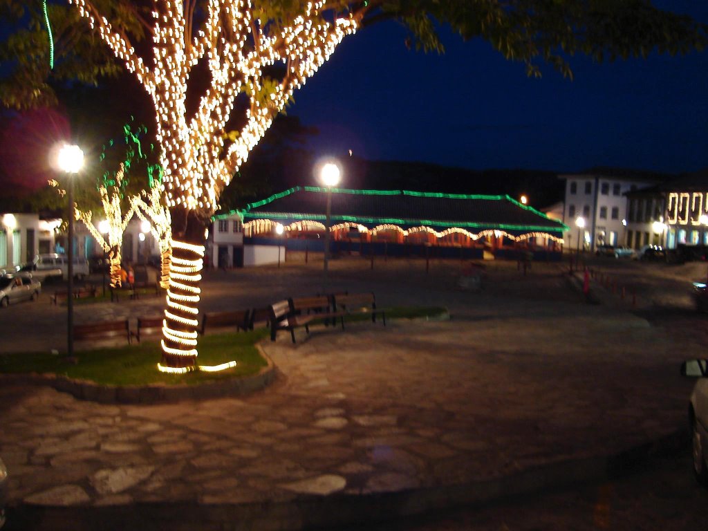 Diamantina_Praça do Mercado no Natal(2007-Dez)_1 by fbaracho