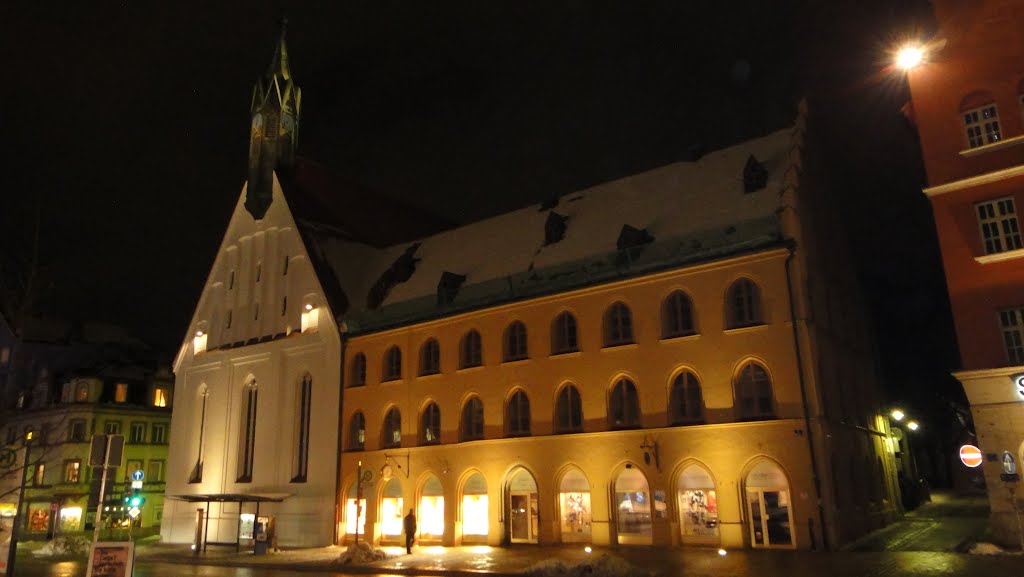 View of the "Spitalkirche" - Ingolstadt by Diego Giuseppe