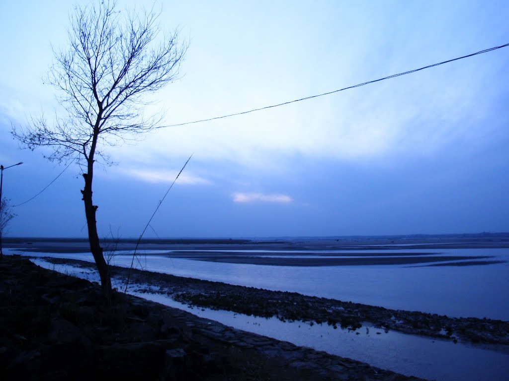 Ijaz Ahmad Mughal--- After Sunset At Marala Headworks, Sialkot Pakistan by ijaz ahmad mughal اعجاز احمد مغل