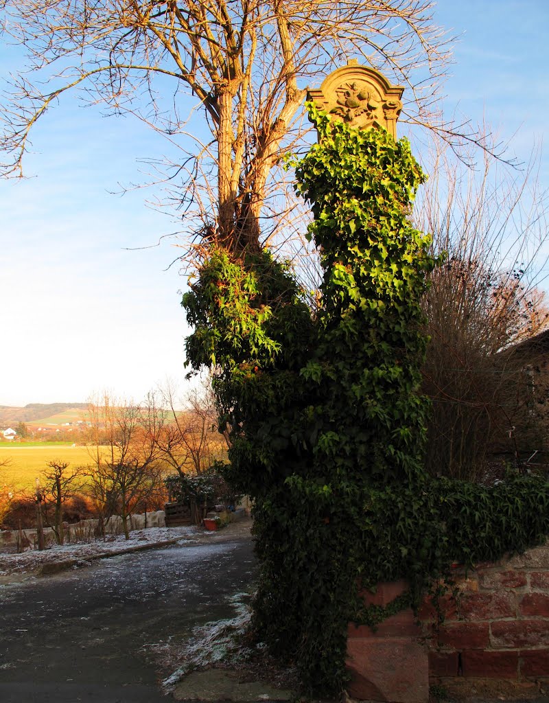 Bildstock "Christi Geburt im Stall" (17./18. Jhd.) in Hochhausen by lebola