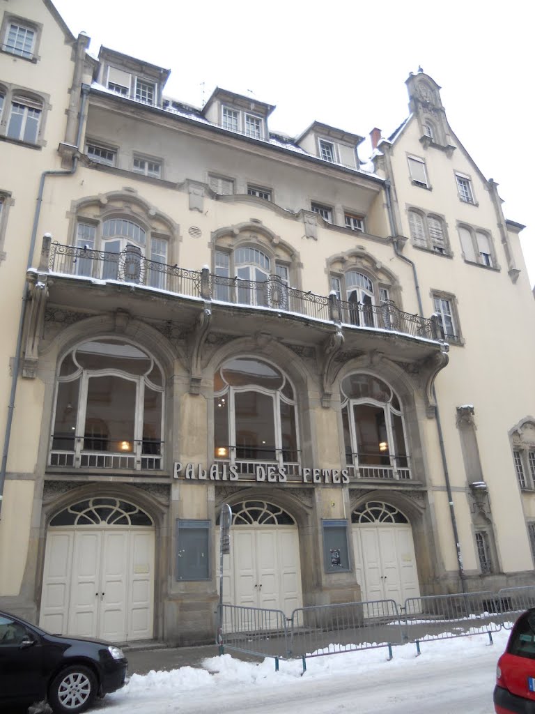 Strasbourg, rue Sellénick 5, Palais des Fêtes (Richard Kuder et Joseph Muller 1899-1900) by Jacques Lasserre