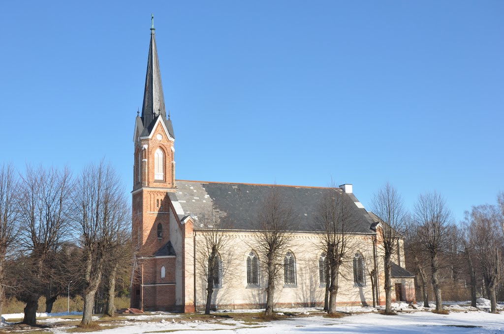 Piņķu Jāņa evenģēliski luteriskā baznīca, Babītes pagasts, Babītes novads, Latvia by M.Strīķis