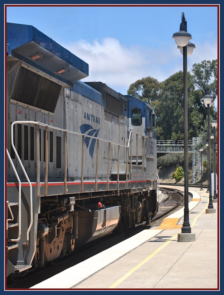 Amtrak Pacific Surfliner Train at San Luis Obispo California by Loco's Loco Co.