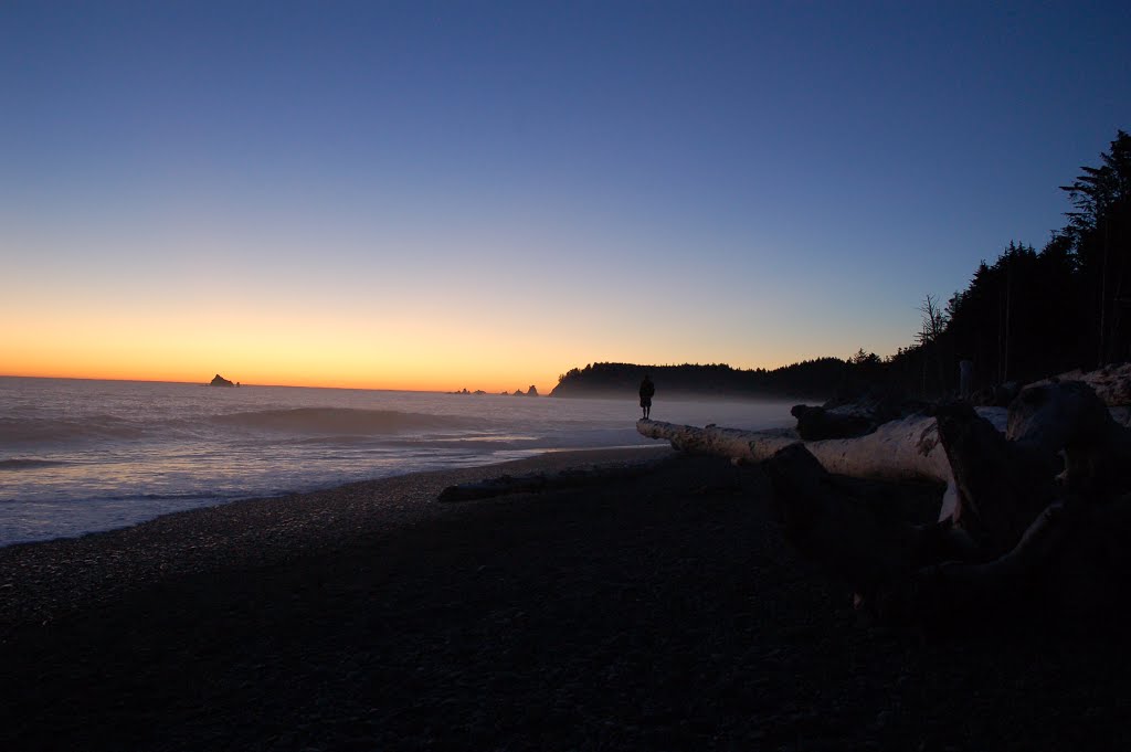 Rialto Beach sunset 2 by Nick Edwards