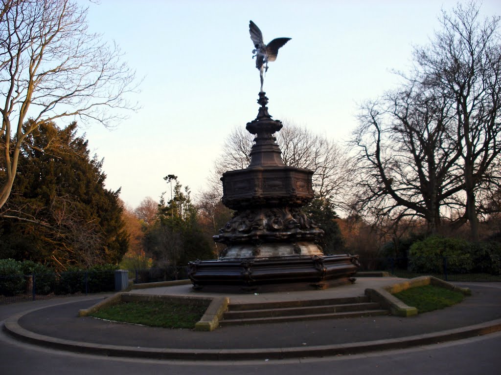 Eros Fountain, Sefton Park, Liverpool by Nick Gent