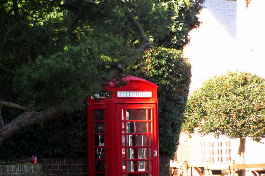 Telephone Box Hampstead Road by Gordon Abben