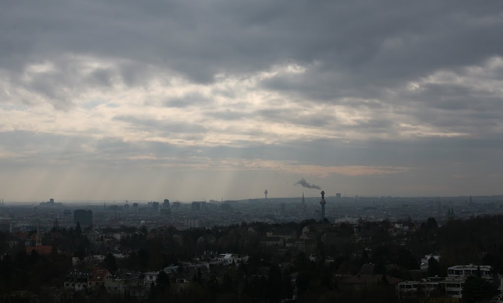 Wien from Kahlenberg by petr voda