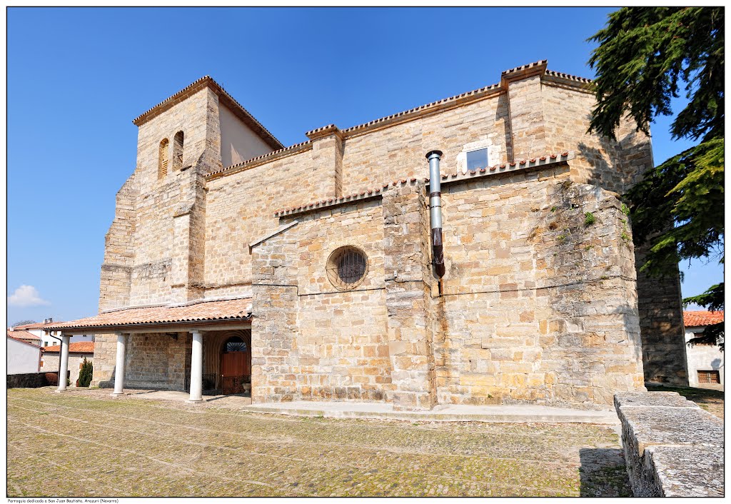 Iglesia dedicada a San Juan Bautista, Arazuri (Navarra) by EpMartín ☼