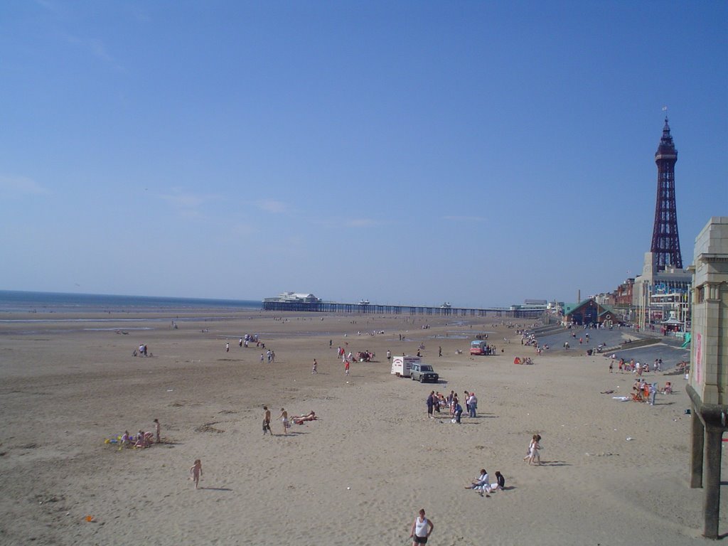 Blackpool beach by ichulina