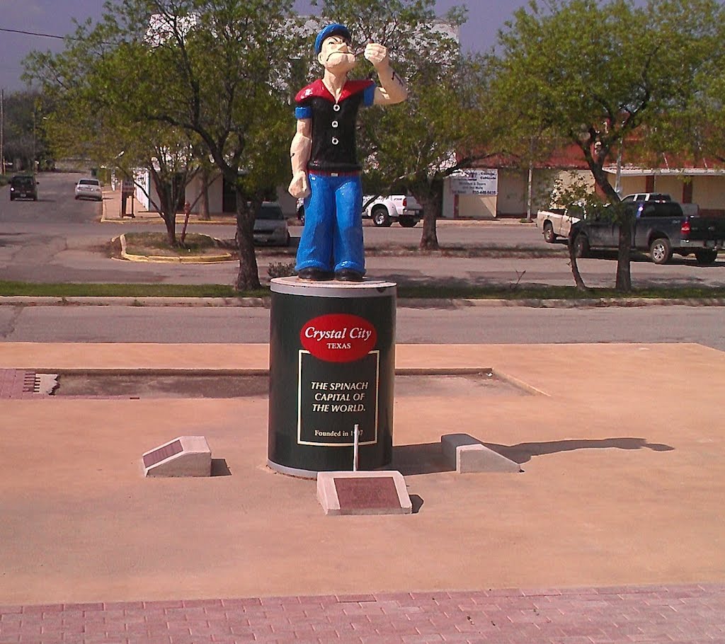 Popeye Statue - Crystal City circa 1937 by dstan7695