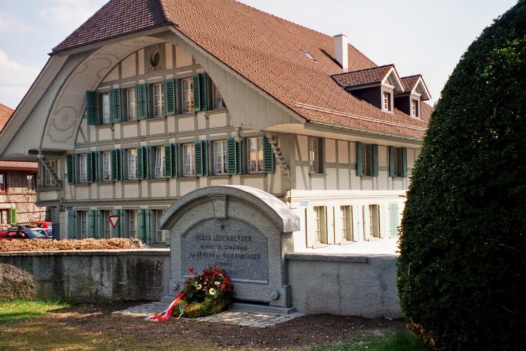 Sumiswald / Memorial Niklaus Leuenberger by Alfred Mueller