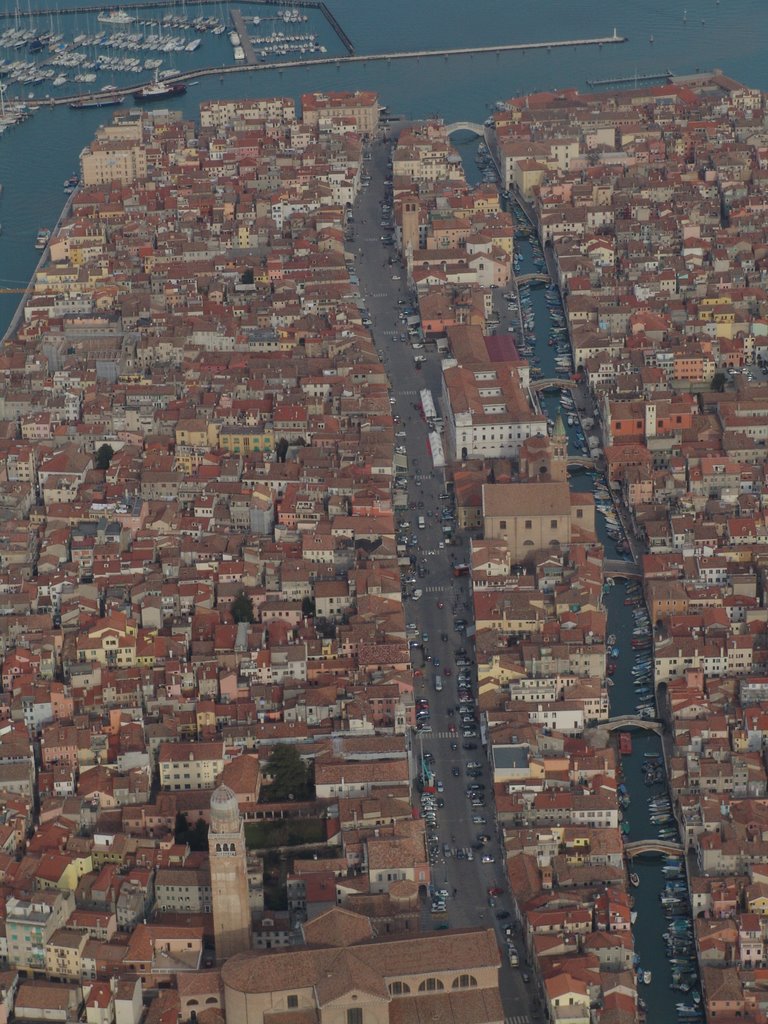 Aerial View of Chioggia by diegogentile