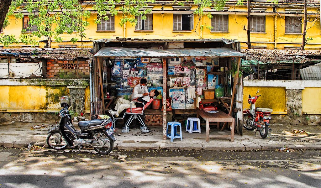 Fresh Air Barbershop, Phnom Penh by JBouts