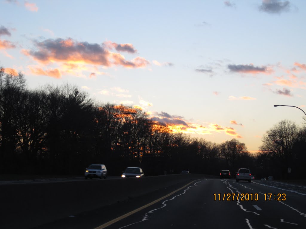 East bound Long Island Expressway, NYC, USA by Michael Bland 71