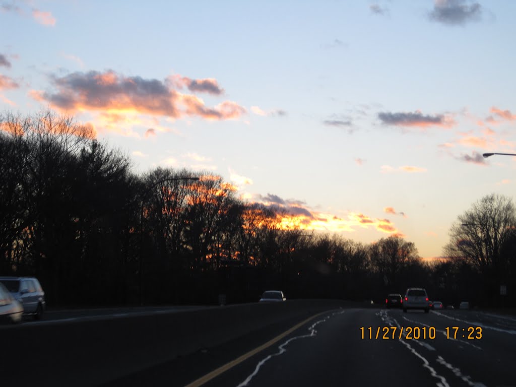 East bound Long Island Expressway, NYC, USA by Michael Bland 71