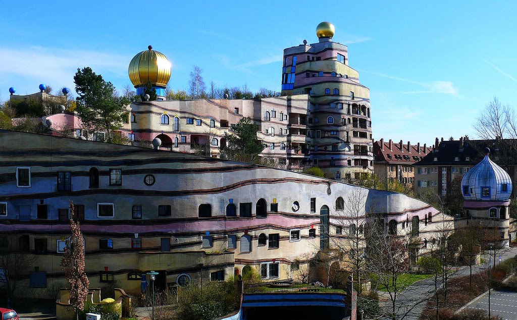 Hundertwasserhaus Darmstadt by Deltaforce_2008