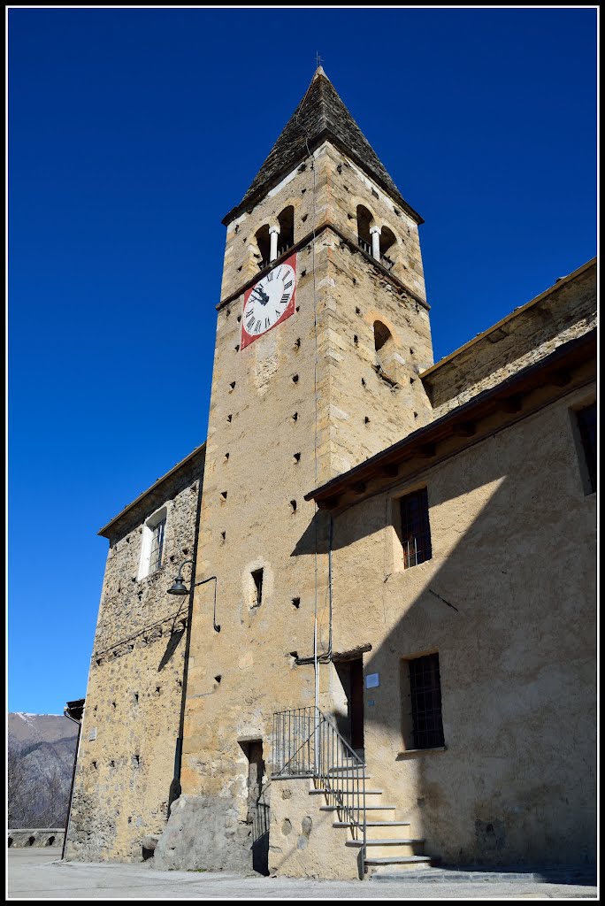 Celle Macra (Valle Maira): Parrocchiale di San Giovanni Battista (sec. XVIII) by violapinnata