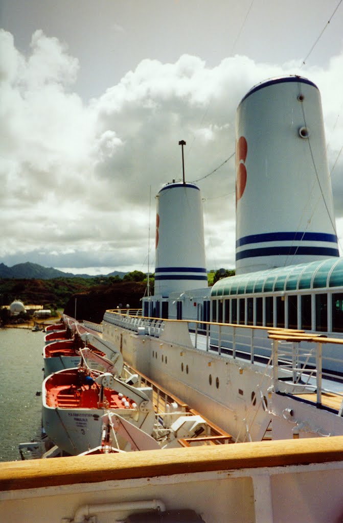 SS Constitution at the Port of Nawiliwili , Lihue, Kauai, HI by Scotch Canadian