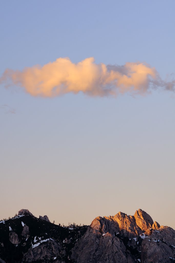 Crags at Sunset by bcm79