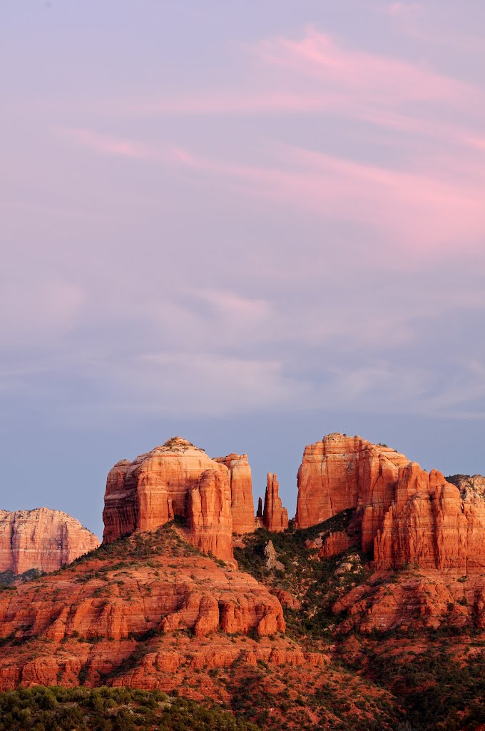 Cathedral Rock at Sunset by bcm79