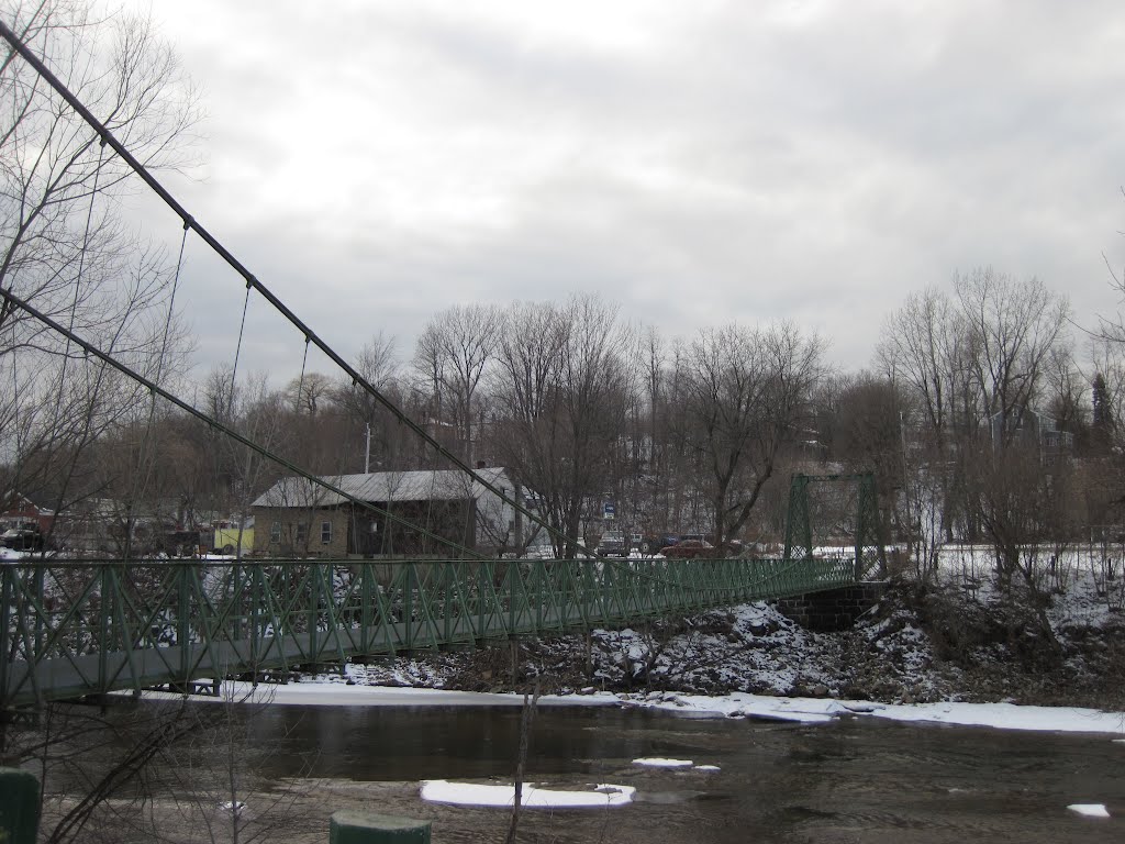 The pedestrian bridge over the ausable by midatlanticriverrat