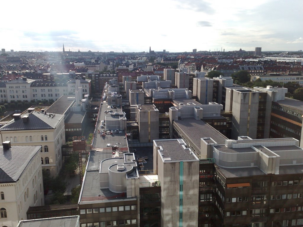 View from roof of Karlavägen 108 by maalobs