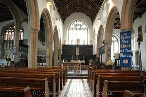 Interior of Callington Parish Church by caerkief