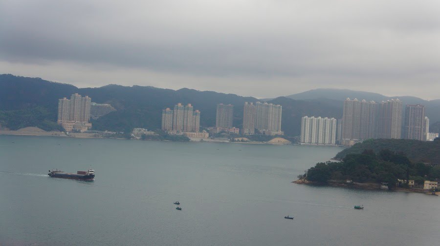 View from the Lantau Link towards Sham Tseng by Paul HART