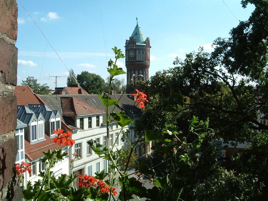 Wasserturm vom Neuperver Turm aus by Ronald Steinig