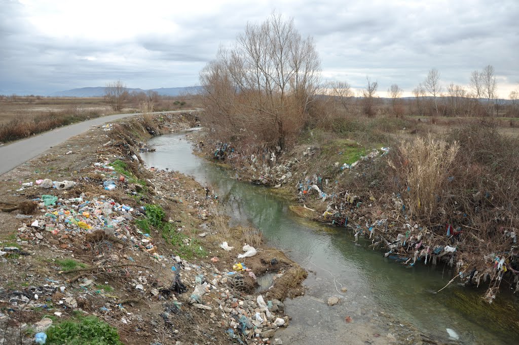 Dean-garbage in an albanian river by dean djakovic