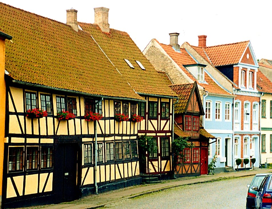 Old houses in Nyborg, 2002 by Scheffbuch