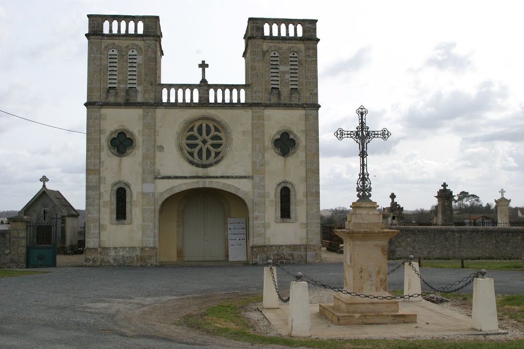 Eglise de Lamothe-Semens by Carrazé Jean-François