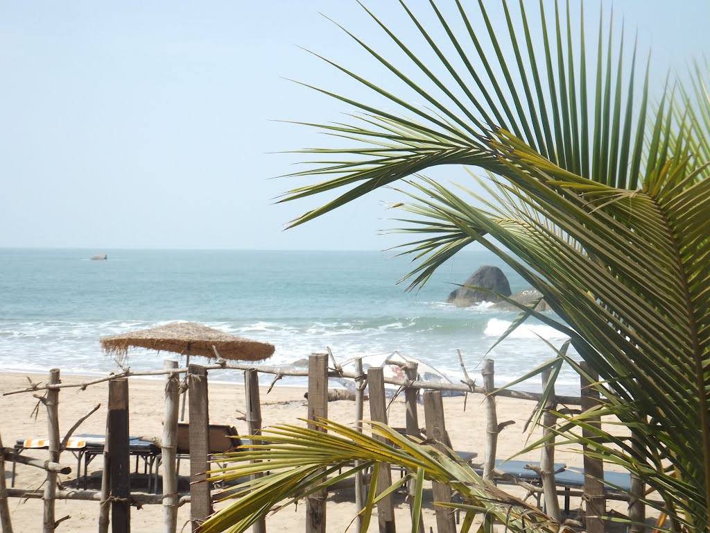 View from a beach Hut. by Brian Pinheiro