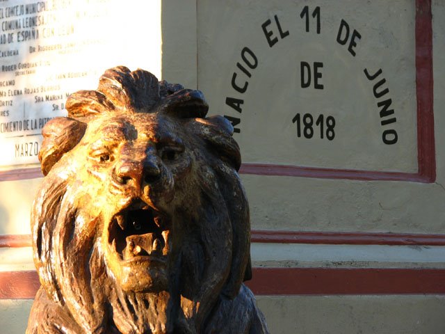 Lion Parque Central Leon Nicaragua by snorth