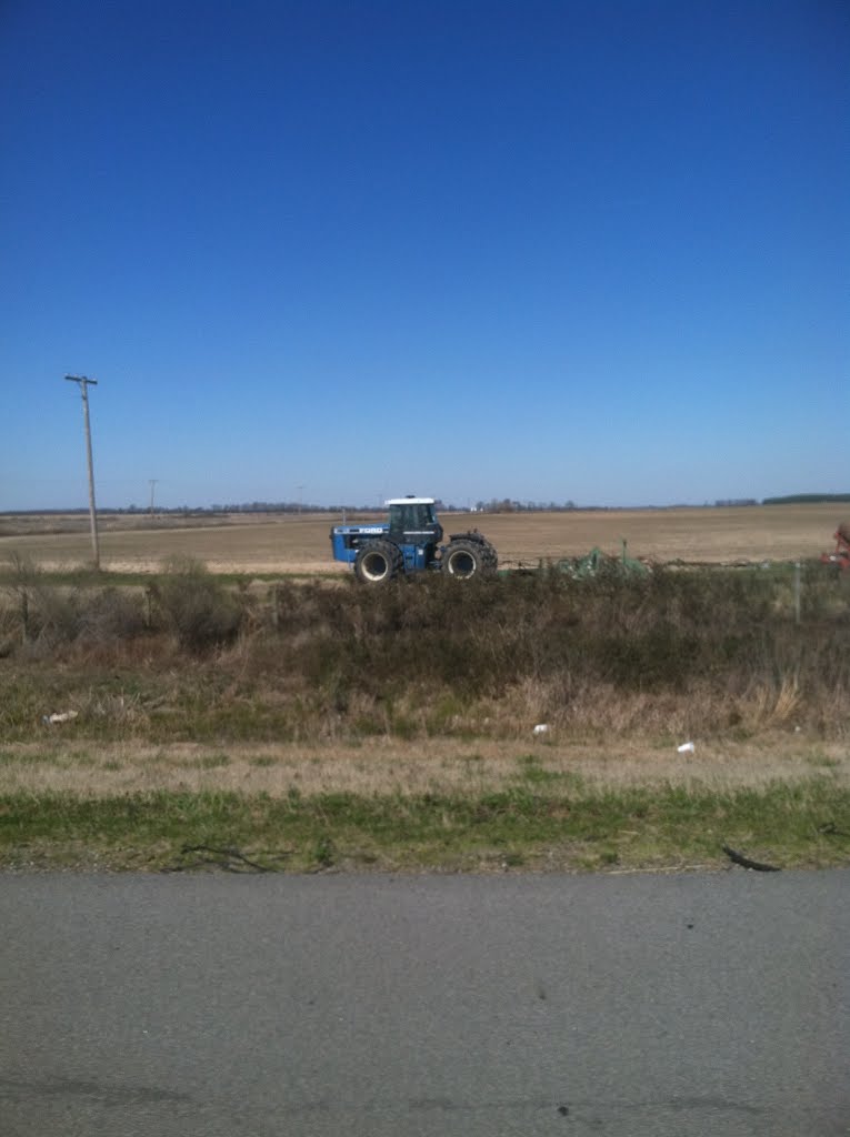 Tractor at work by skyzunlimited